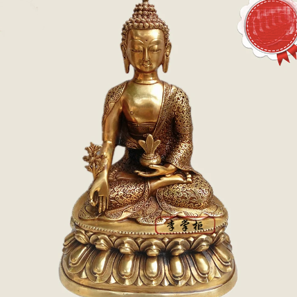 Estatua de latón de Buda